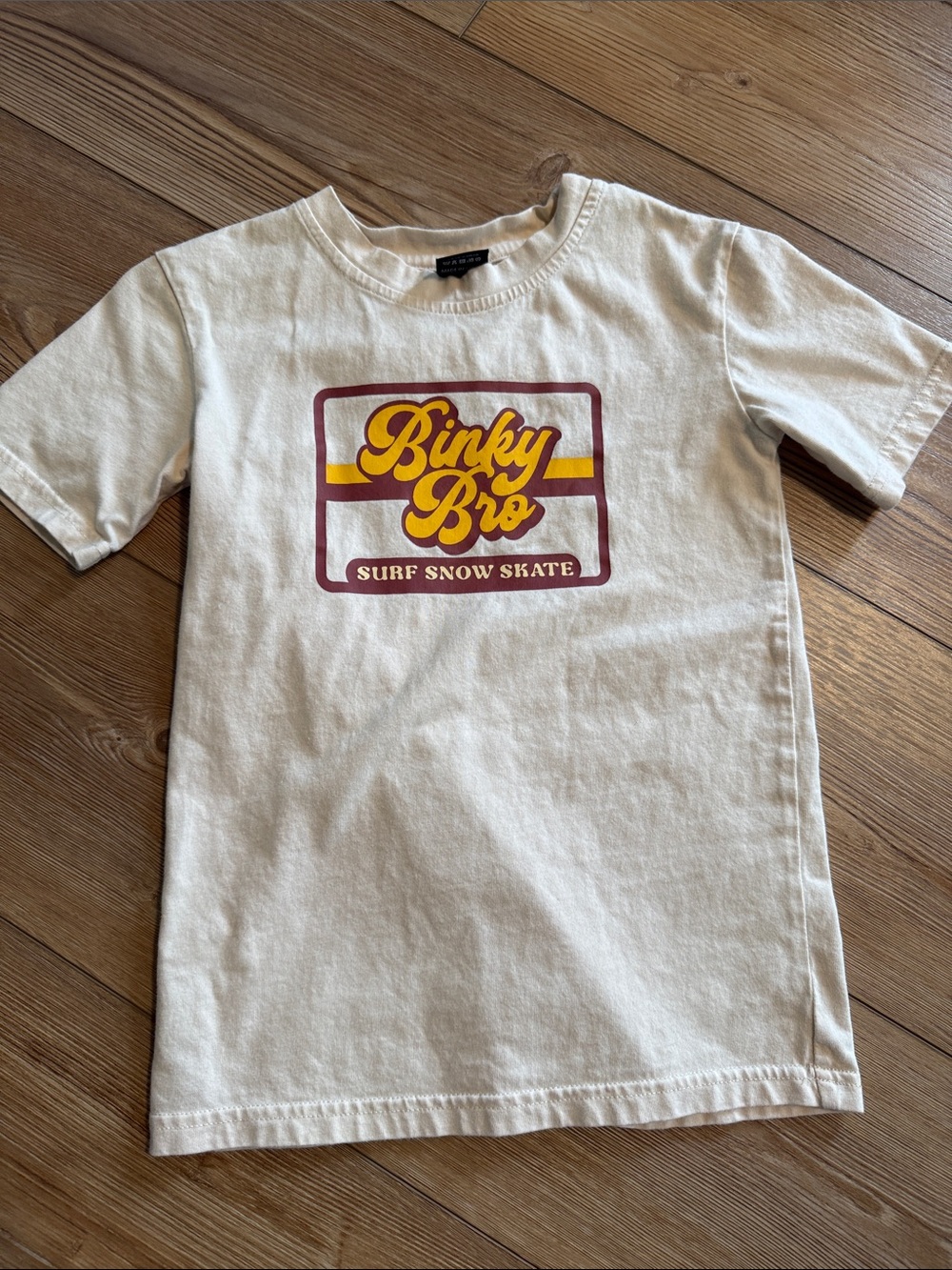 Binky Bro Cream Graphic Tee - Kids